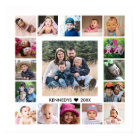 Create Your Own Family Name 17 Photo Collage