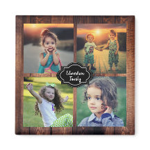 Create your own family photo collage monogram name