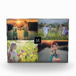 Create your own family photo collage monogrammed<br><div class="desc">Create your own family photo collage monogrammed photo block.
Add your most beautiful  photos and monogram and create a very personal and unique photo block.</div>