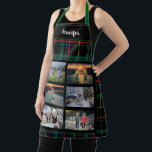 Create your own family photo collage name apron<br><div class="desc">Create your own family photo collage name,  chequered pattern,  Apron 
You can personalise it and add your most beautiful photos and name.</div>