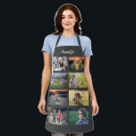 Create your own family photo collage name apron<br><div class="desc">Create your own family photo collage name Apron 
You can personalise it and add your most beautiful photos and name.</div>