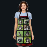 Create your own family photo collage name apron<br><div class="desc">Create your own family photo collage name,  chequered pattern,  Apron 
You can personalise it and add your most beautiful photos and name.</div>