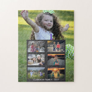 Create your own family photo collage puzzle