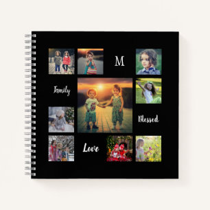 Create your own family photo collage unique notebook