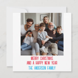 Create Your Own Family Photo  Holiday Card