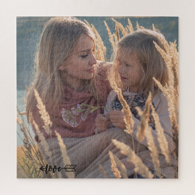 Create your own family photo jigsaw puzzle (Vertical)