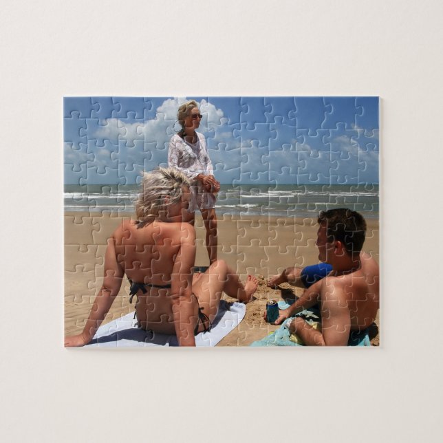 Create Your Own Family Photo Jigsaw Puzzle (Horizontal)