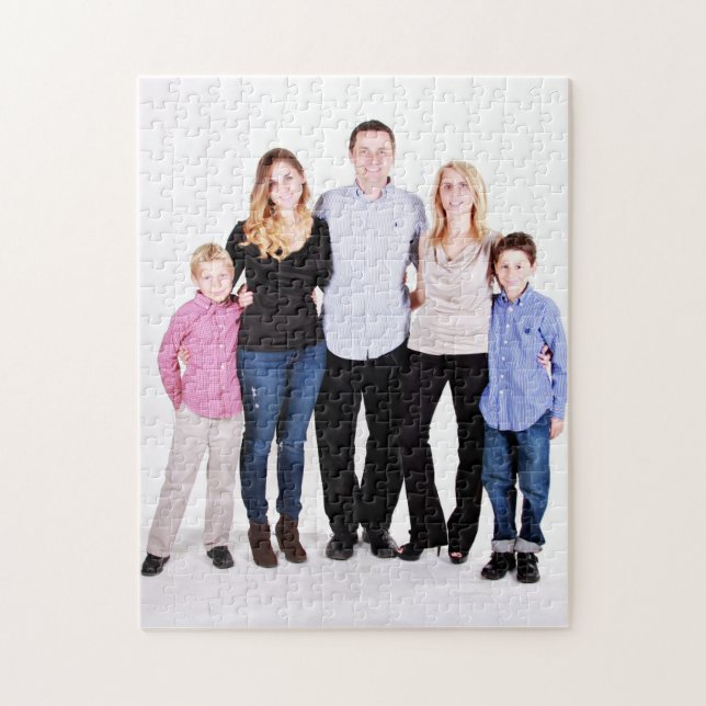 Create Your Own Family Photo Jigsaw Puzzle (Vertical)