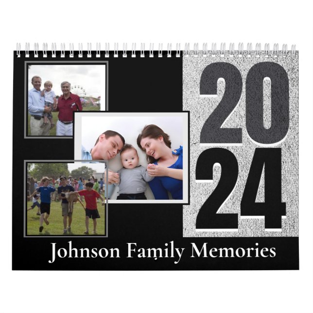 Create Your Own Family Photographs Personalised Calendar (Cover)