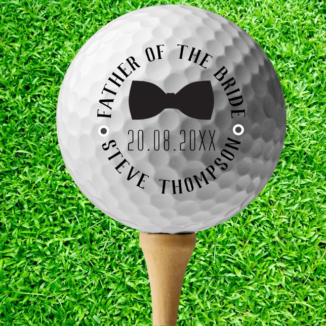 Create your Own  Father of the Bride Gift Golf Balls (Create your Own Father of the Bride Gift Golf Balls)