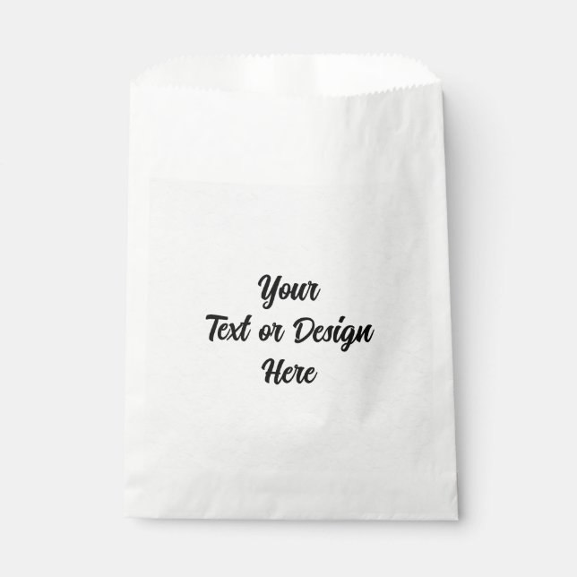 Create Your Own Favor Bag (Front)
