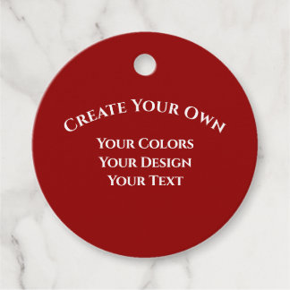Create Your Own Favour Tags