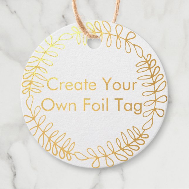 Create Your Own  Favour Tags (Front)