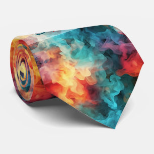 Create Your Own Fiery Jade Alcohol Ink Smoke Tie