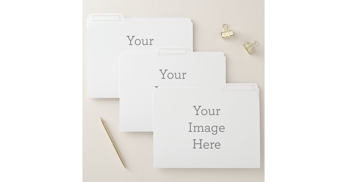Create Your Own File Folders Zazzle