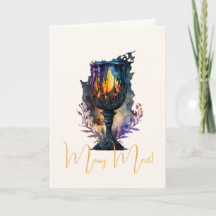 Create Your Own Fire Goblet Card