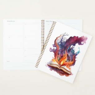 Create Your Own Fire Spell Book Planner