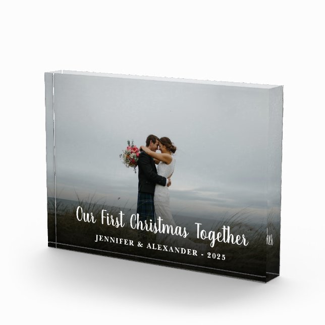 Create your own First Christmas together Photo Block (Right)