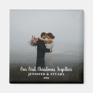 Create your own First Christmas Together photo  Magnet