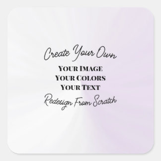 Create Your Own Flat Card Square Sticker