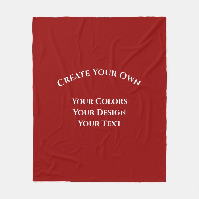 Create Your Own Fleece Blanket (Front)