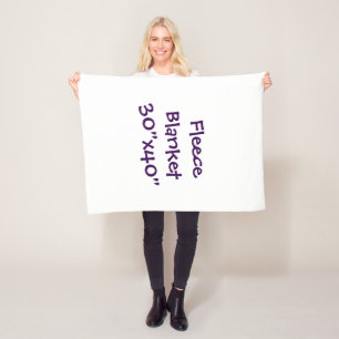 Create Your Own Fleece Blanket 30"x40"