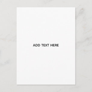 Create Your Own Floral  Announcement Postcard