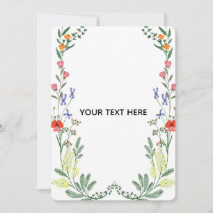 Create Your Own Floral Border