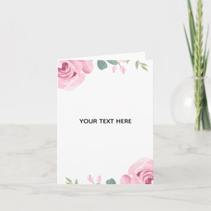 Create Your Own Floral Border Card