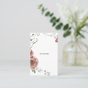 Create Your Own floral Business Card
