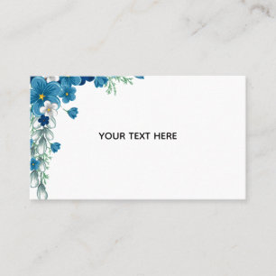 Create Your Own Floral Business Card