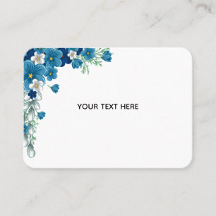 Create Your Own Floral Business Card