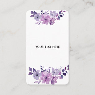 Create Your Own Floral Business Card