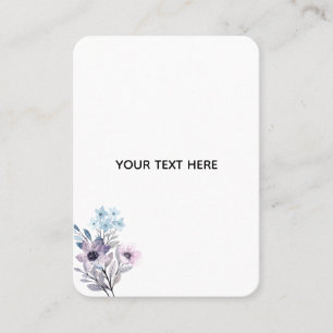 Create Your Own Floral Business Card