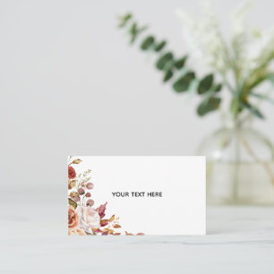 Create Your Own Floral Business Card