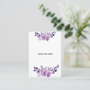 Create Your Own Floral Business Card