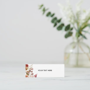 Create Your Own Floral Business Card