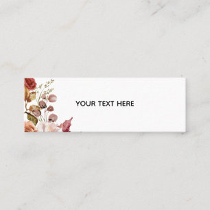 Create Your Own Floral Calling Card