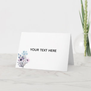 Create Your Own Floral Card