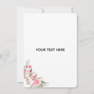 Create Your Own Floral Card