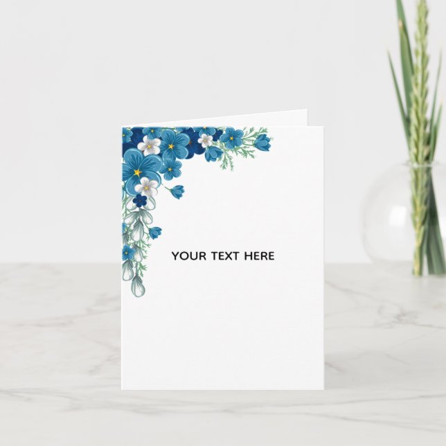 Create Your Own Floral Card (Front)