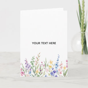 Create Your Own Floral Card