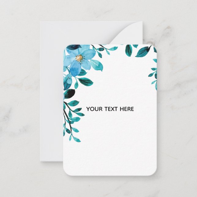 Create Your Own Floral Card (Front)