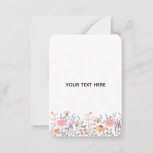 Create Your Own Floral  Card