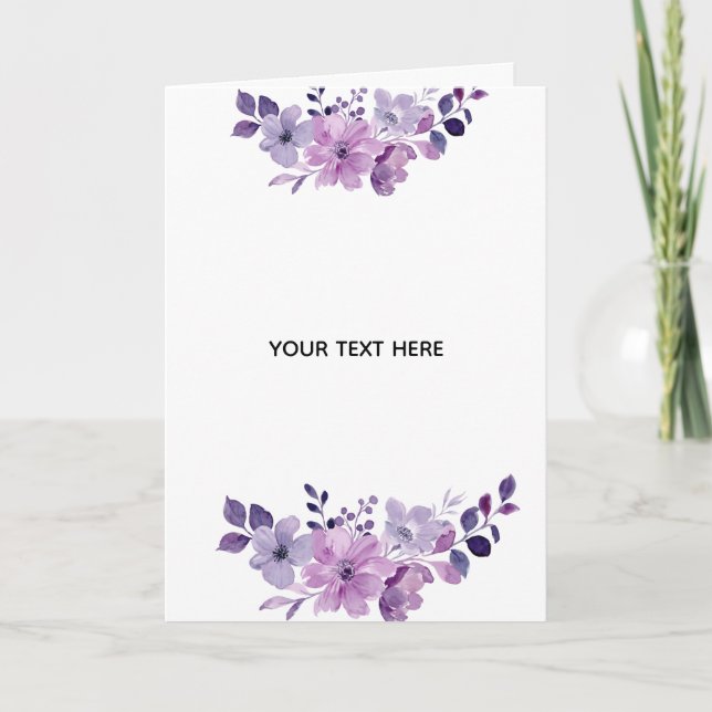 Create Your Own Floral Card (Front)