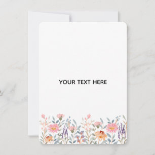 Create Your Own Floral Card