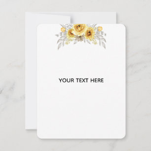 Create Your Own Floral Card