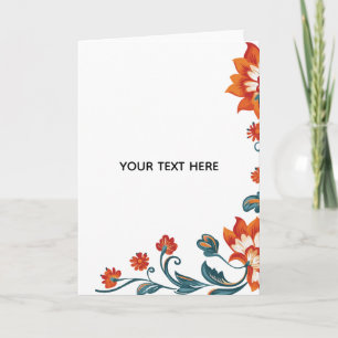 Create Your Own Floral Card