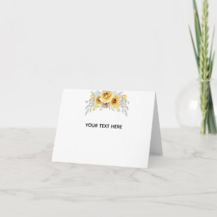 Create Your Own Floral Card