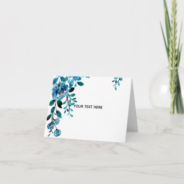 Create Your Own Floral Card (Front)